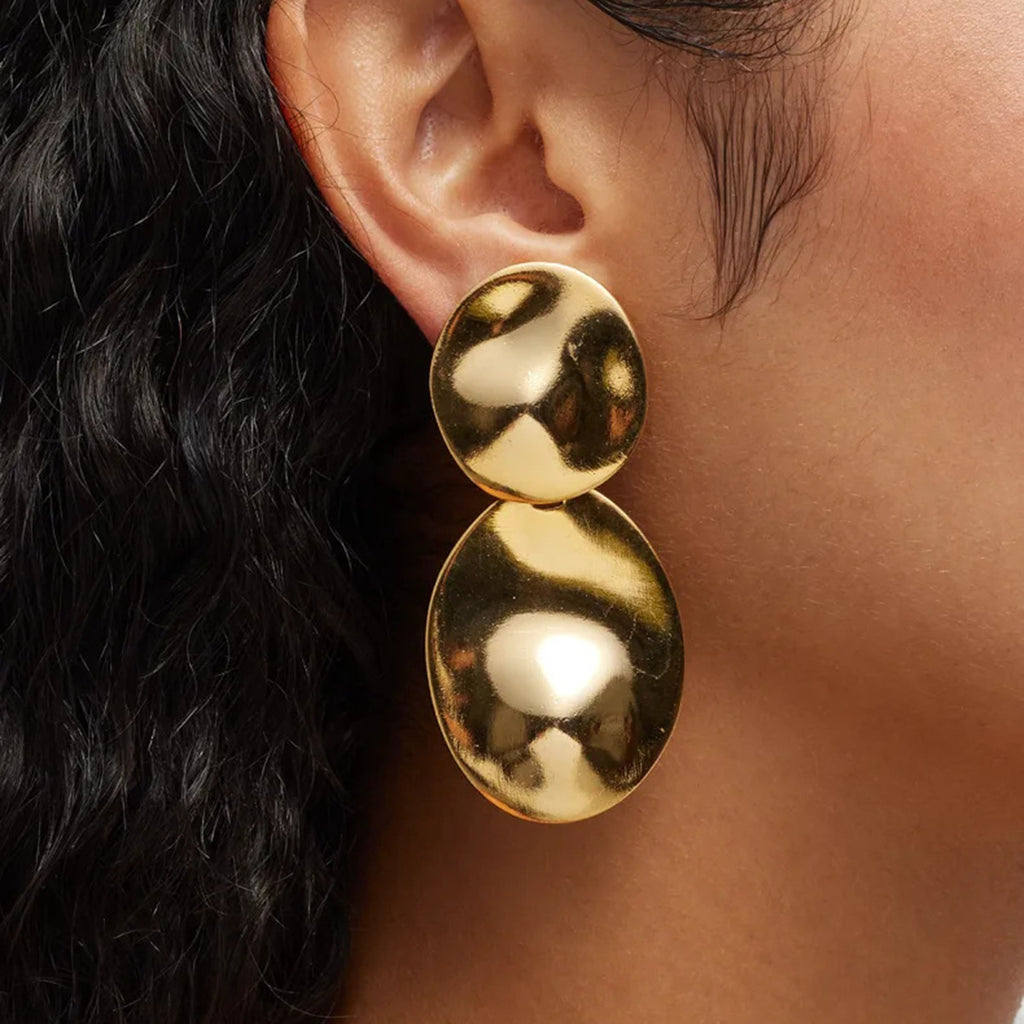 Damen Ohrhänger mit elegantem, modernem Design aus hypoallergenem Edelstahl Shop Nory