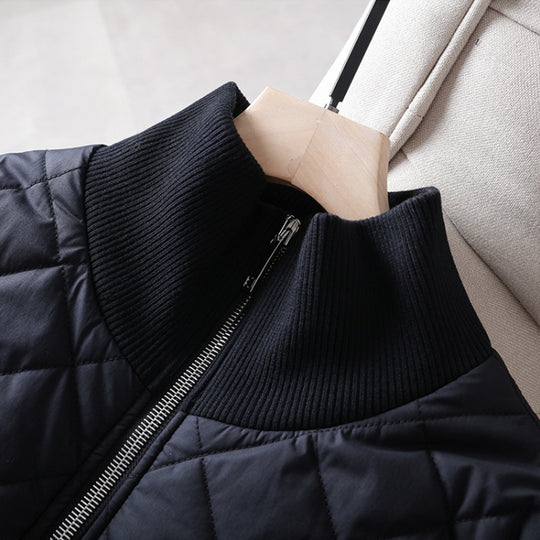 Damen Modisch gesteppter Long-Mantel Shop Nory