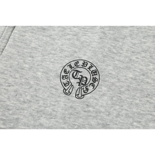 Unisex Kapuzenpullover im Urban‑Gothic‑Print mit geripptem Saum Shop Nory