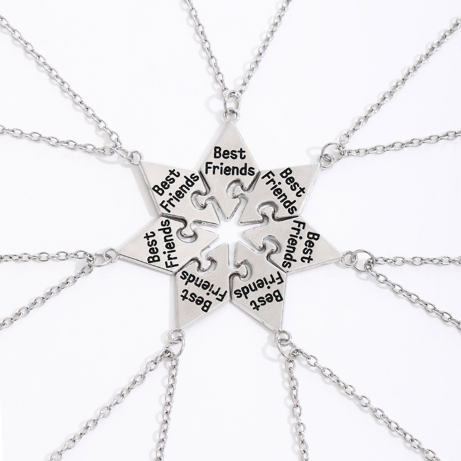 Damen Freundschafts-Halskette im Puzzle-Design Shop Nory