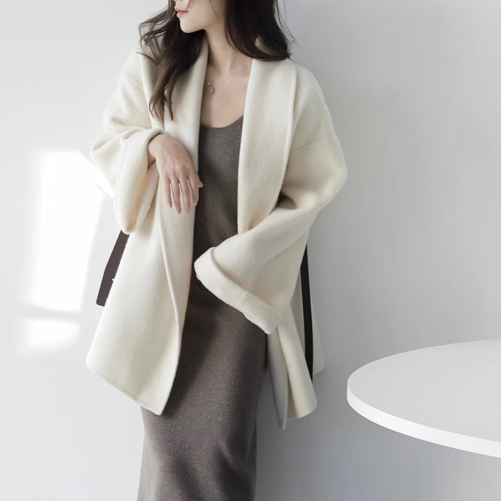 Damen Schicke und elegante Wickeljacke Shop Nory