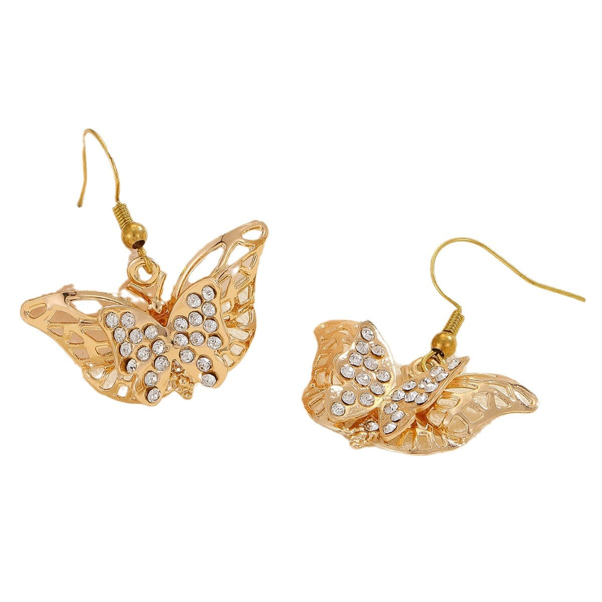 Damen Ohrringe mit filigranem Schmetterlingsdesign Shop Nory