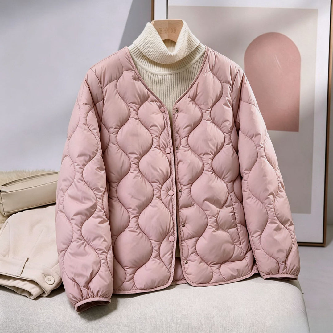 Damen Stilvolle, wattierte Freizeitjacke Shop Nory