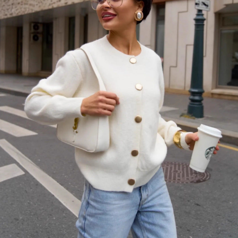 Damen Glamouröser Strickcardigan Shop Nory