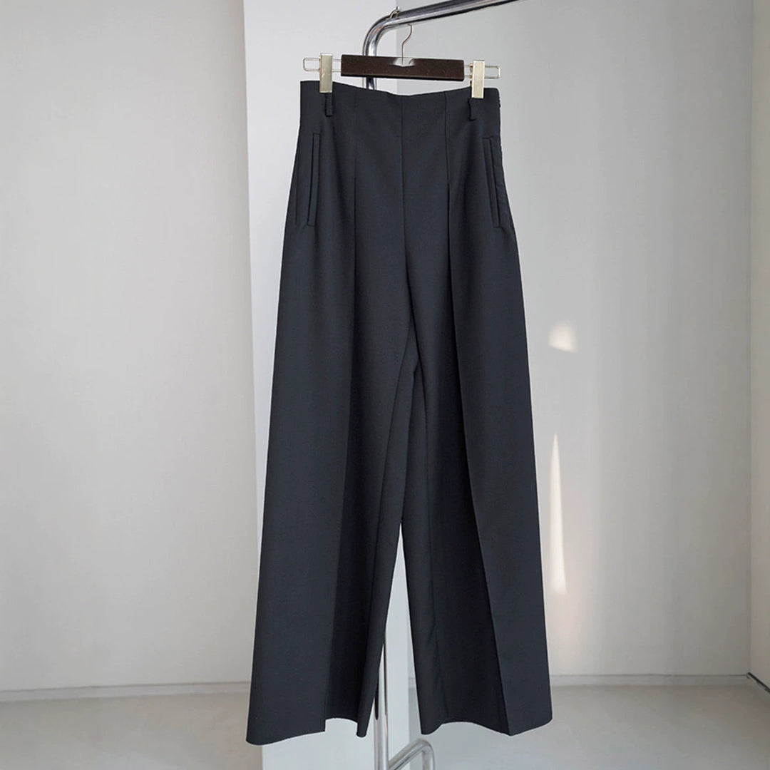 Damen Elegante und weite Stoffhose Shop Nory