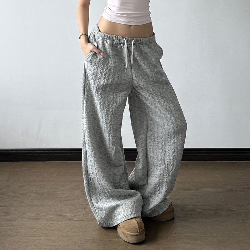 Damen nan weite Palazzo-Loungehose aus weichem Jersey mit Tunnelzug und Komfortbund Shop Nory