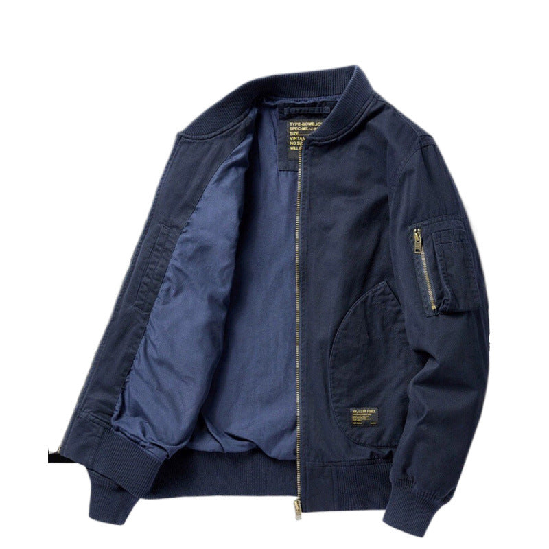 Herren Bomberjacke im Utility-Stil mit Ärmel‑Tasche und Rippbündchen Shop Nory