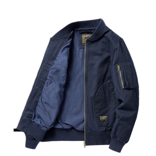 Herren Bomberjacke im Utility-Stil mit Ärmel‑Tasche und Rippbündchen Shop Nory