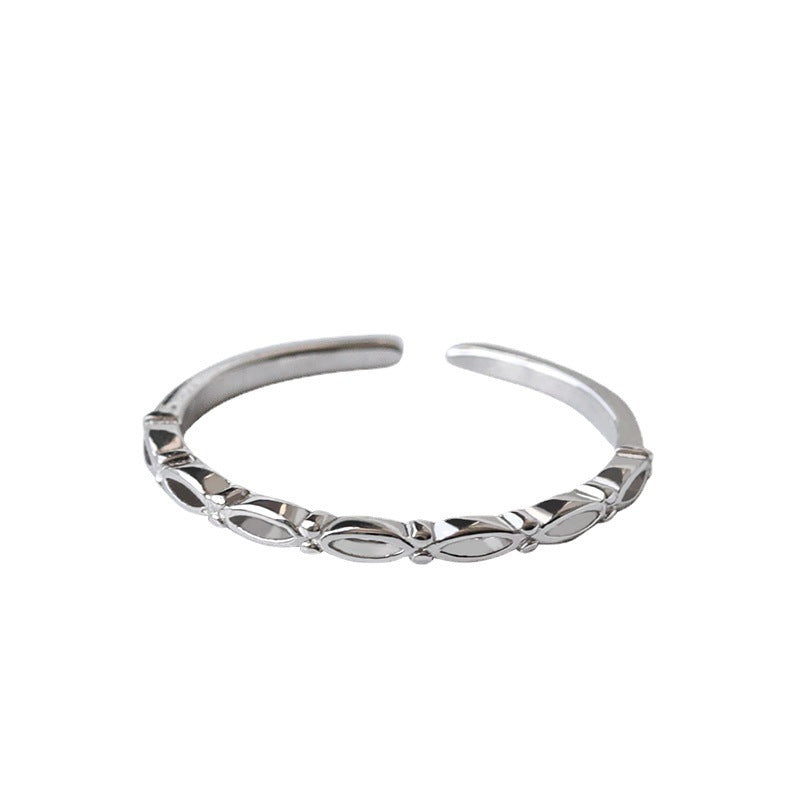Damen zierlicher Zirkonia-Ring mit schimmernden Akzenten Shop Nory
