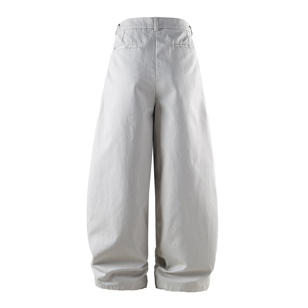 Damen weite High‑Waist‑Culotte mit Kellerfalte und verkürztem Bein Shop Nory
