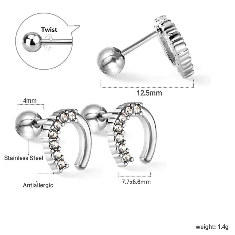 Damen Ohrstecker im schmetterlingsförmigen Design Shop Nory