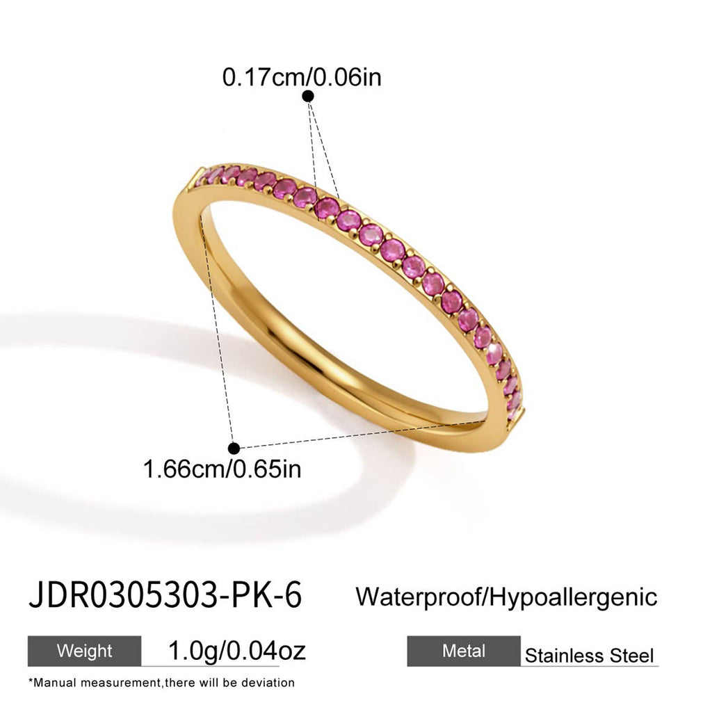 Damen eleganter Schmuckring mit strahlenden Zirkonia Shop Nory
