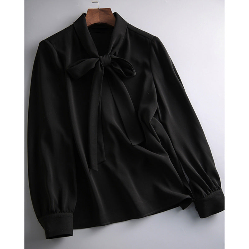 Damen Elegante Bluse mit Schleifendetail Shop Nory 1789268628