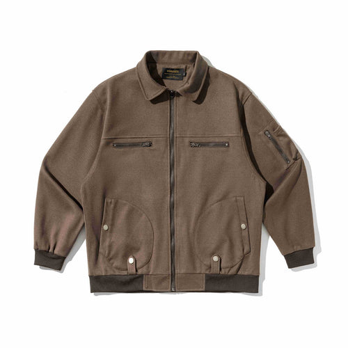 Herren Kurzblouson im Utility‑Style mit gesteppter Front, Zip‑Brusttaschen und Rippbündchen Shop Nory