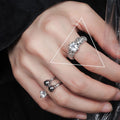 Damenring mit filigranem Design und funkelnden Kristallen Shop Nory