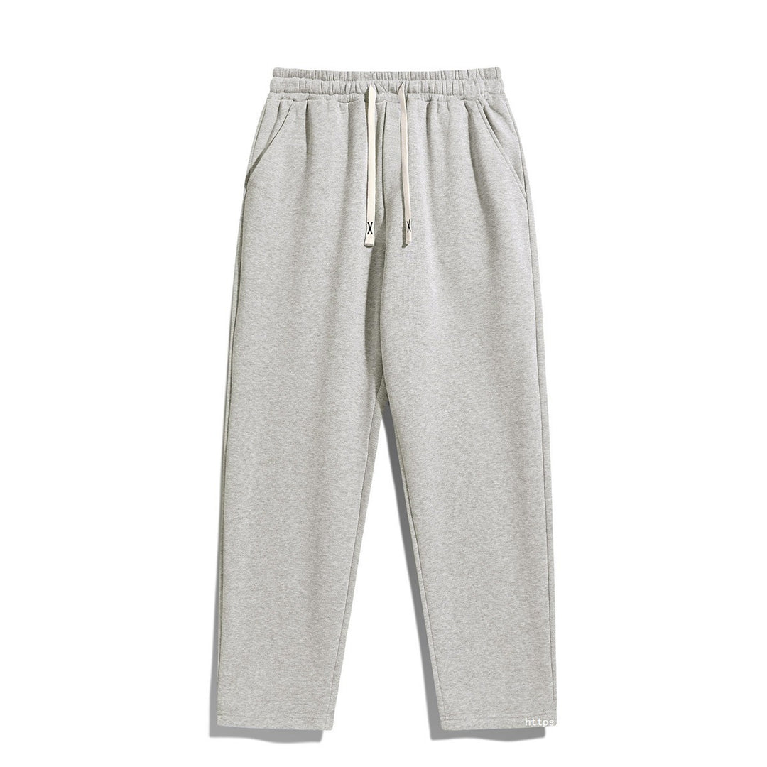 Herren Konisch zulaufende Fleece-Jogginghose mit elastischem Bund, Kordelzug & vorgeformten Knien Shop Nory