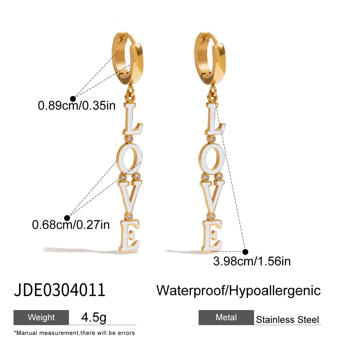 Damen Ohrhänger mit modernem Sicherheitsnadeldesign und goldenen Akzenten Shop Nory