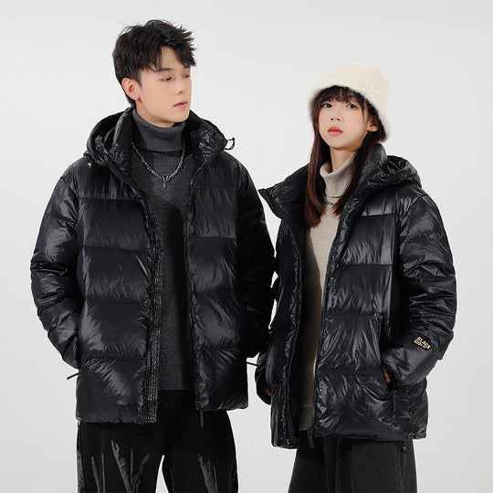 Unisex Wattierte Kapuzenjacke mit Thermo-Isolierung und verstellbarem Saum Shop Nory