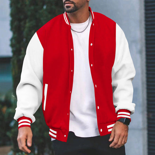 Herren Sportliche Collegejacke