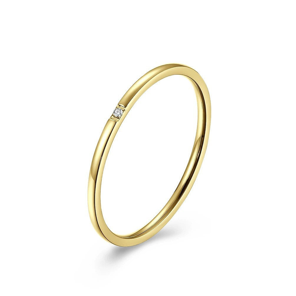 Damen eleganter Ring mit funkelnden Zirkonia-Steinen Shop Nory