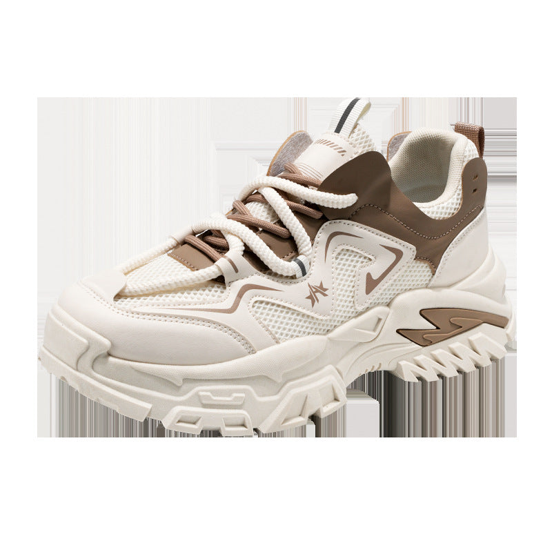Damen sportliche Chunky Sneakers mit rutschfester Sohle und atmungsaktivem Obermaterial