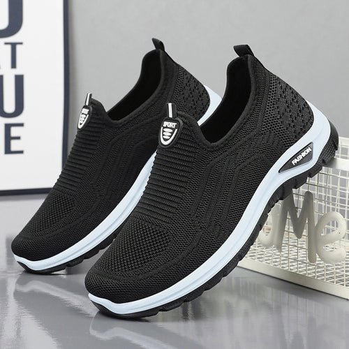 Herren nan nahtloser Komfort-Slipper mit elastischem Strickoberteil, stoßdämpfender Dual-EVA-Sohle und ergonomischer Fußbettstütze Shop Nory