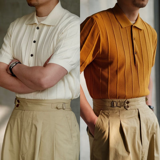 Herren Poloshirt mit strukturiertem Design Shop Nory