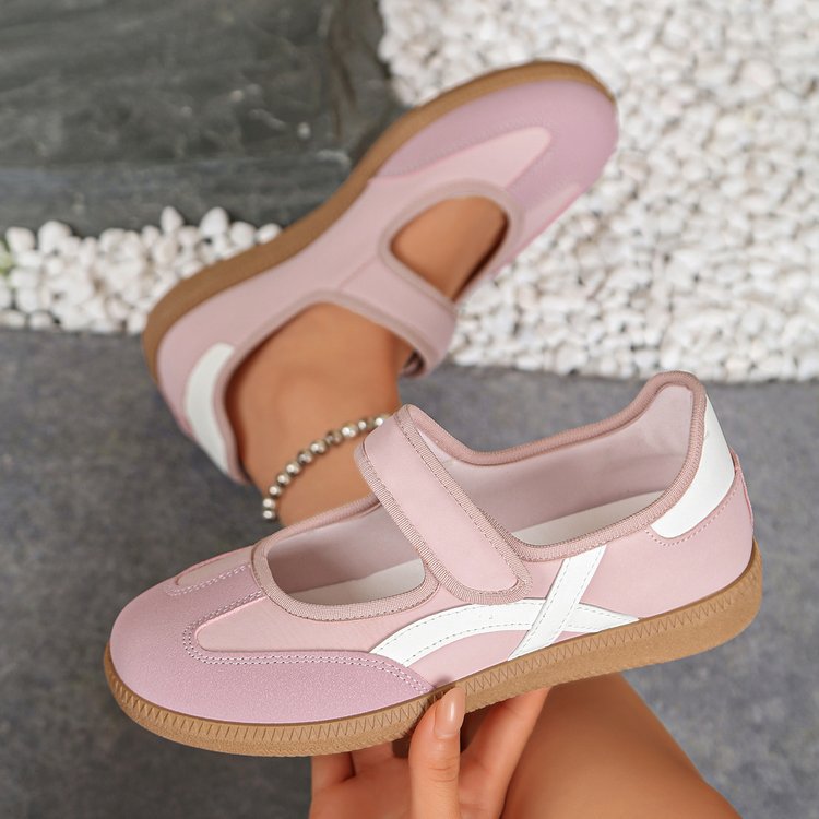 Damen Mary-Jane-Sneaker mit Klettverschluss und gepolstertem Komfortfußbett Shop Nory