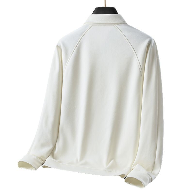 Herren Polo‑Sweatshirt mit halbem Reißverschluss und wärmendem Fleece-Innenfutter Shop Nory