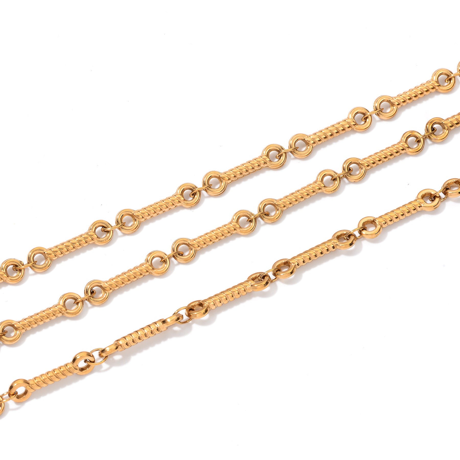 Damen elegante Kette mit filigranem Muster Shop Nory