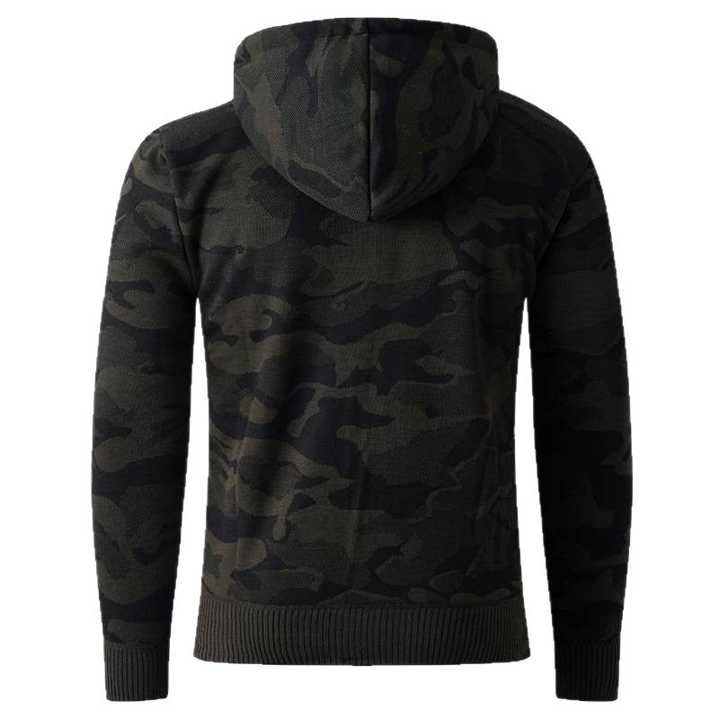 Herren modische Kapuzenjacke mit stylischem Camouflage-Design Shopnory