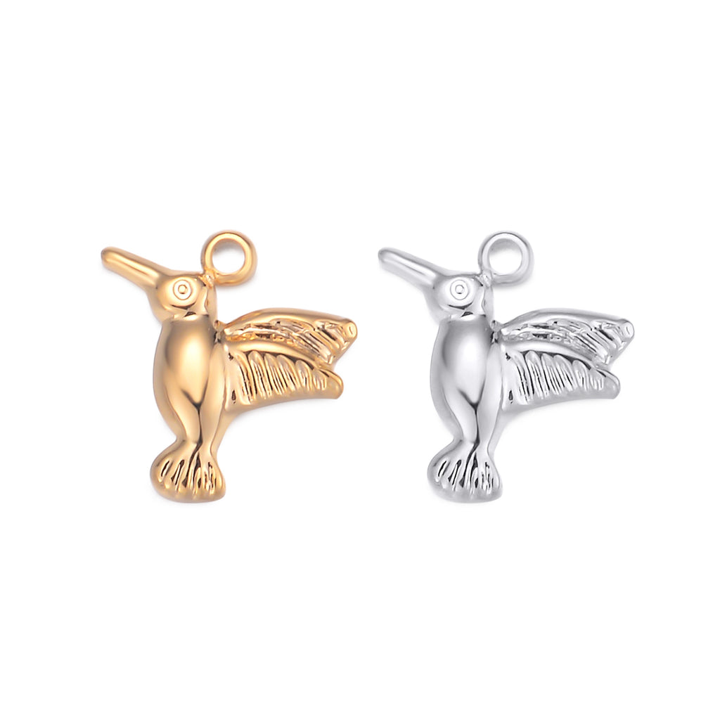 Damen detailreicher Kolibri-Anhänger aus hochwertigem Metall Shop Nory