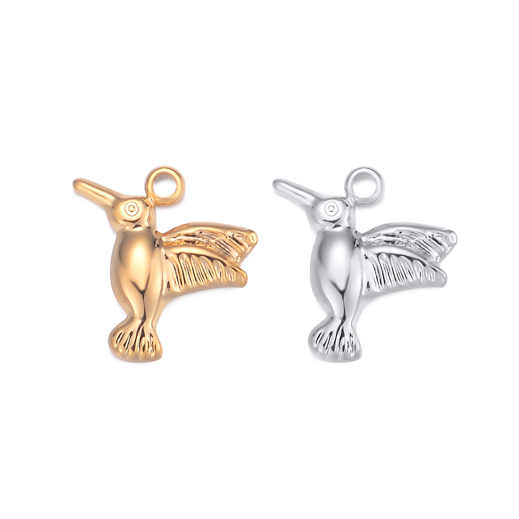 Damen detailreicher Kolibri-Anhänger aus hochwertigem Metall Shop Nory