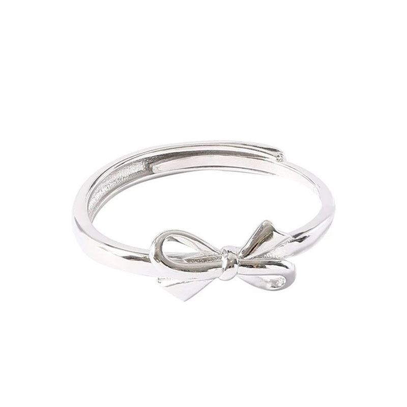 Damen Zarter Ring mit filigranem Schleifenmotiv Shop Nory