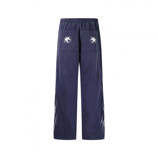 Herren weite Sweatpants im Baggy‑Cut mit Elastikbund, Kordelzug und geraffter Kniepartie Shop Nory