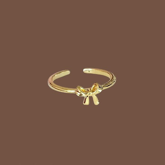 Damen Offener Ring mit Schleifenmotiven aus hochwertigem Material Shop Nory