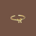 Damen Offener Ring mit Schleifenmotiven aus hochwertigem Material Shop Nory