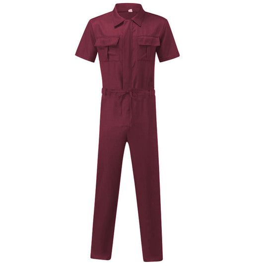 Damen Overall mit praktischen Taschen und elastischem Bund