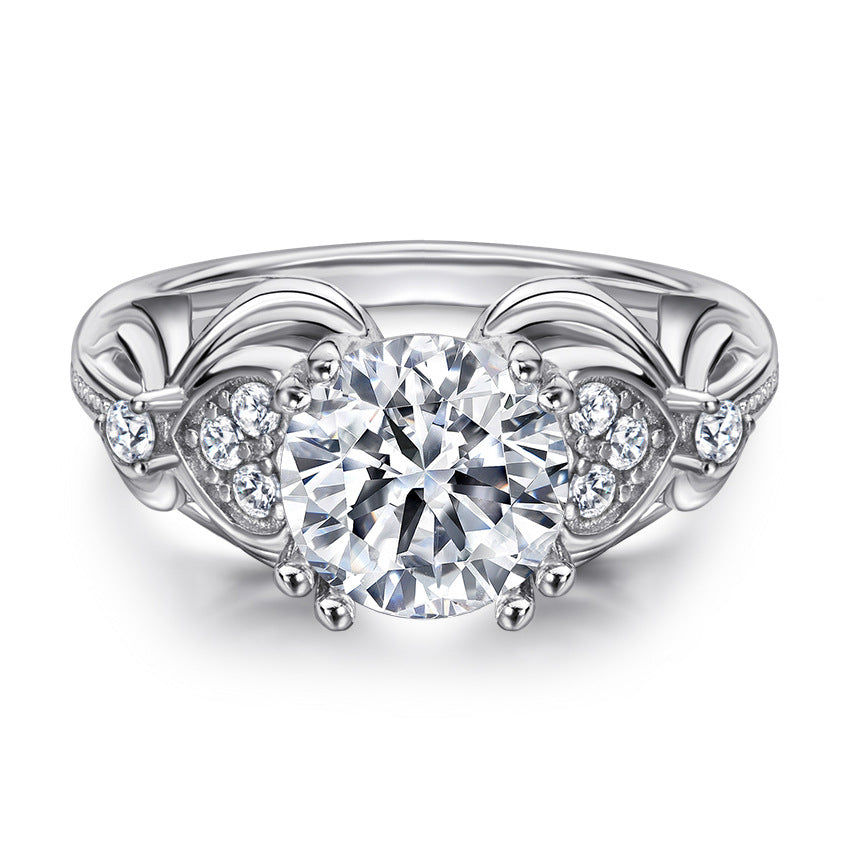 Damen Verlobungsring mit funkelndem Zirkonia und zeitloser Eleganz Shop Nory