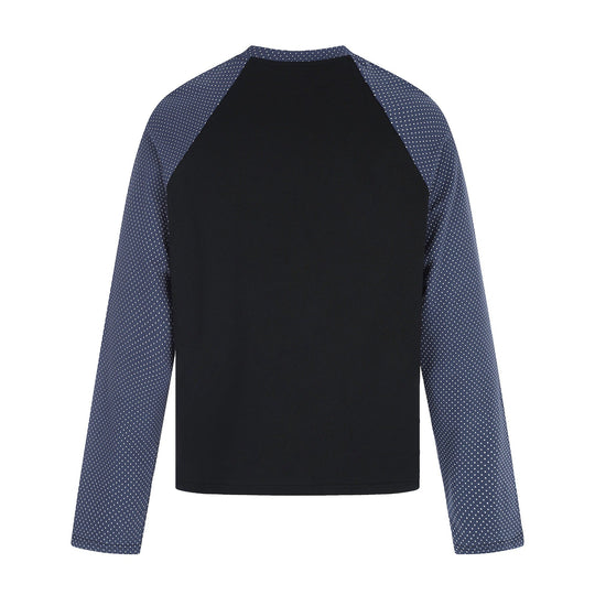 Damen Langarmshirt mit Raglanärmeln, dekorativem Schleifen-Print und weichem Baumwollmix Shop Nory