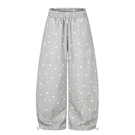 Damen Weite Palazzo-Loungehose mit Komfortbund, Tunnelzug und verstellbarem Saum Shop Nory