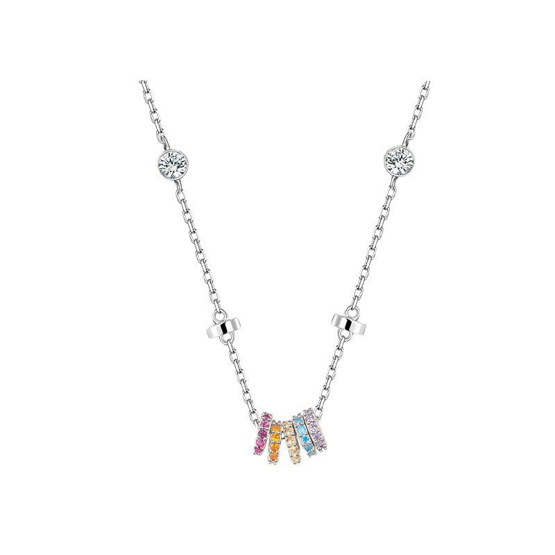 Damen elegante Halskette mit luxuriös verzierten Kristallen Shop Nory
