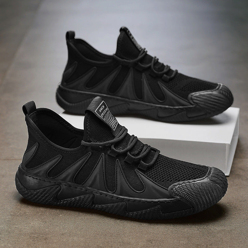 Herren atmungsaktive Strick‑Sneaker mit verstärkter Zehenkappe, gepolstertem Komfortfußbett und griffiger Gummilaufsohle Shop Nory