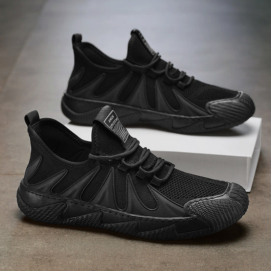 Herren atmungsaktive Strick‑Sneaker mit verstärkter Zehenkappe, gepolstertem Komfortfußbett und griffiger Gummilaufsohle Shop Nory