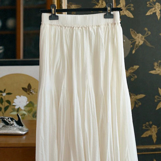 Damen Eleganter und fließender Maxirock Shop Nory