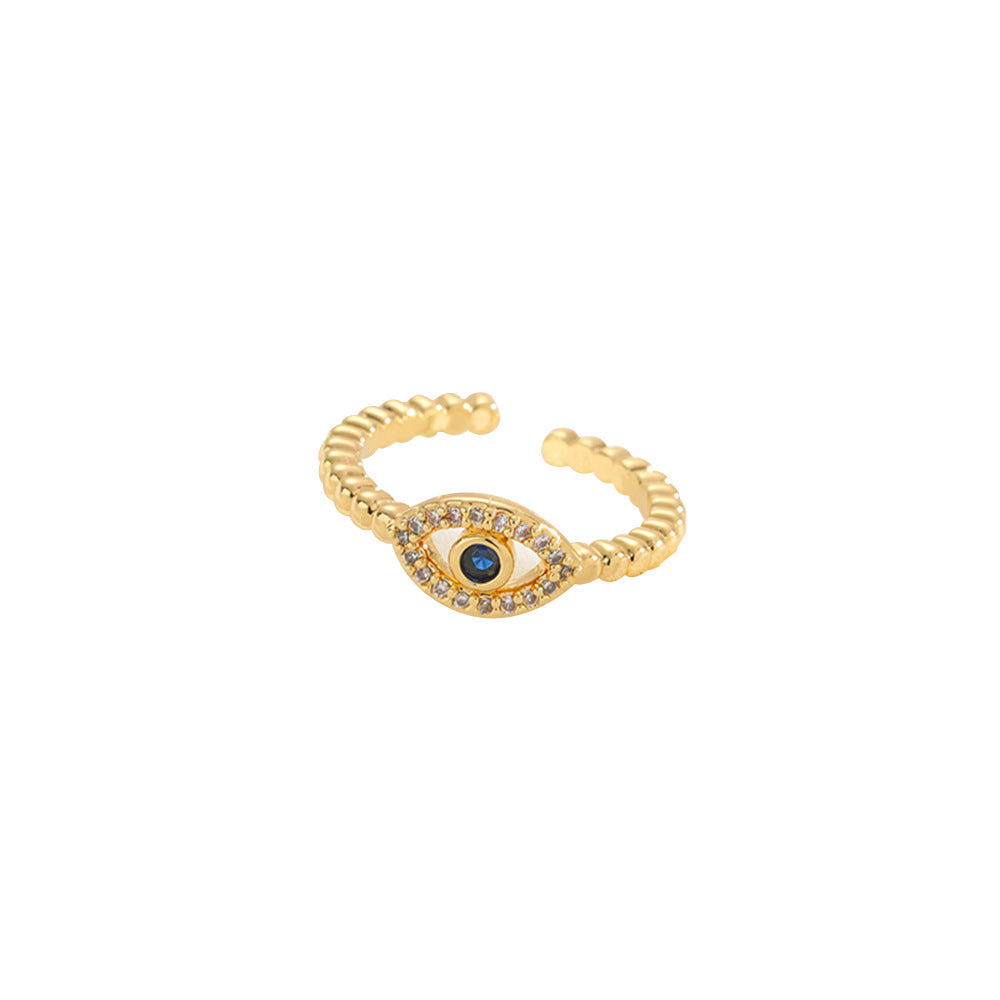 Damen Ring mit eleganter Augenstein-Applikation Shop Nory