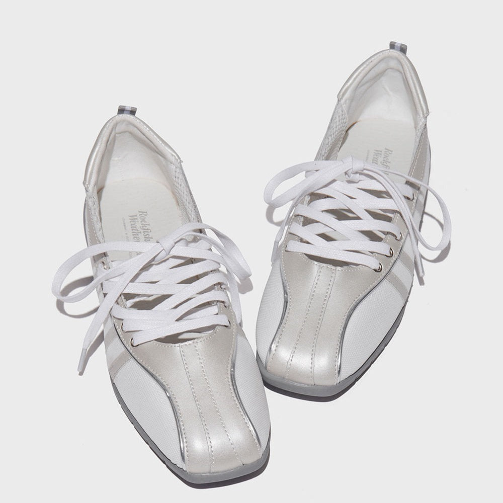 Damen Sportliche Sneakers im modernen Design mit atmungsaktiver Oberflächenstruktur