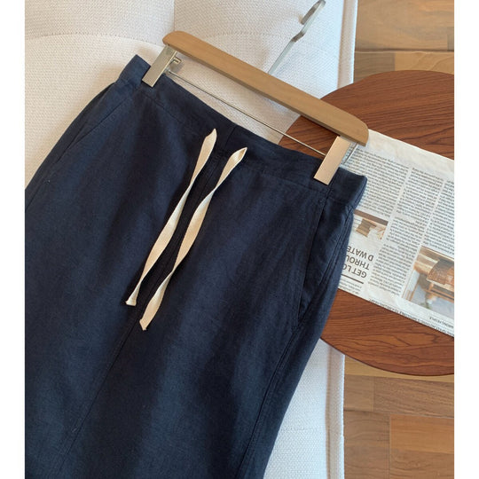 Damen Legere Leinenbluse Shop Nory