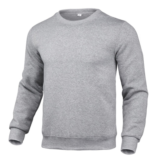 Herren Komfortabler Rundhals-Pullover aus hochwertigem Baumwollmix