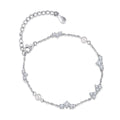 Damenarmband mit funkelndem Zirkonia-Besatz und eleganten Perlen-Details Shop Nory